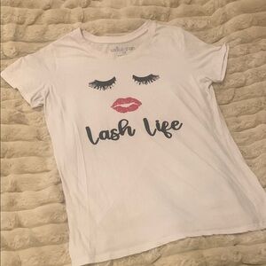 Pink and White Makeup Lashes